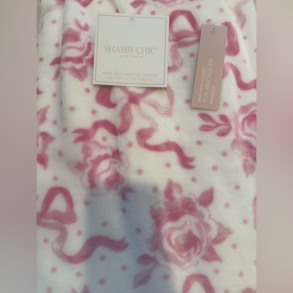 Shabby Chic Kids Decorative Throw